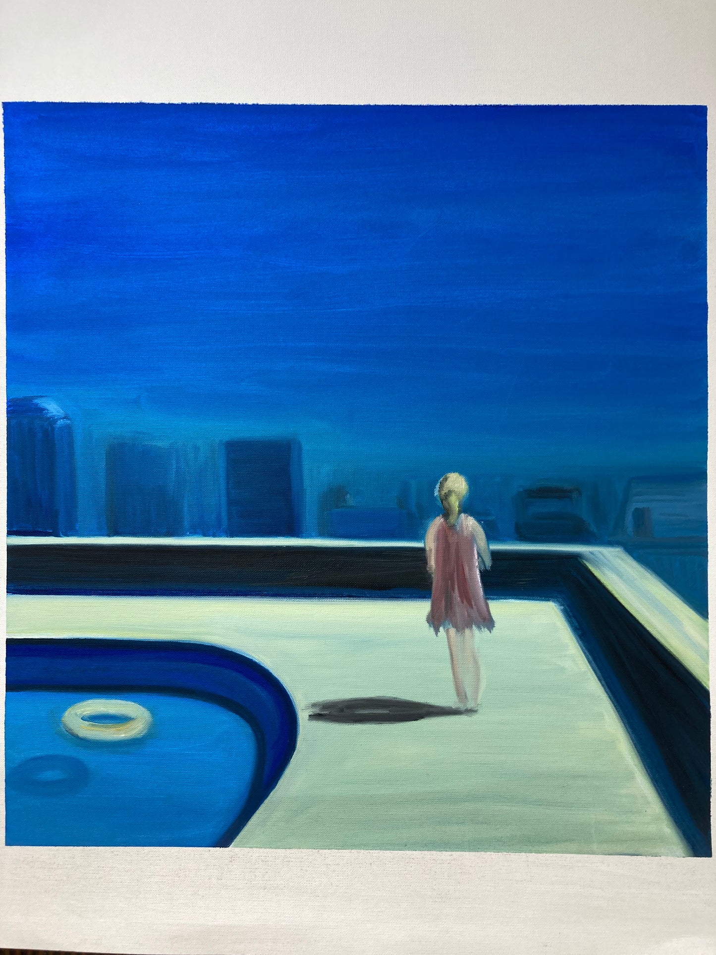 Drowning in Blue